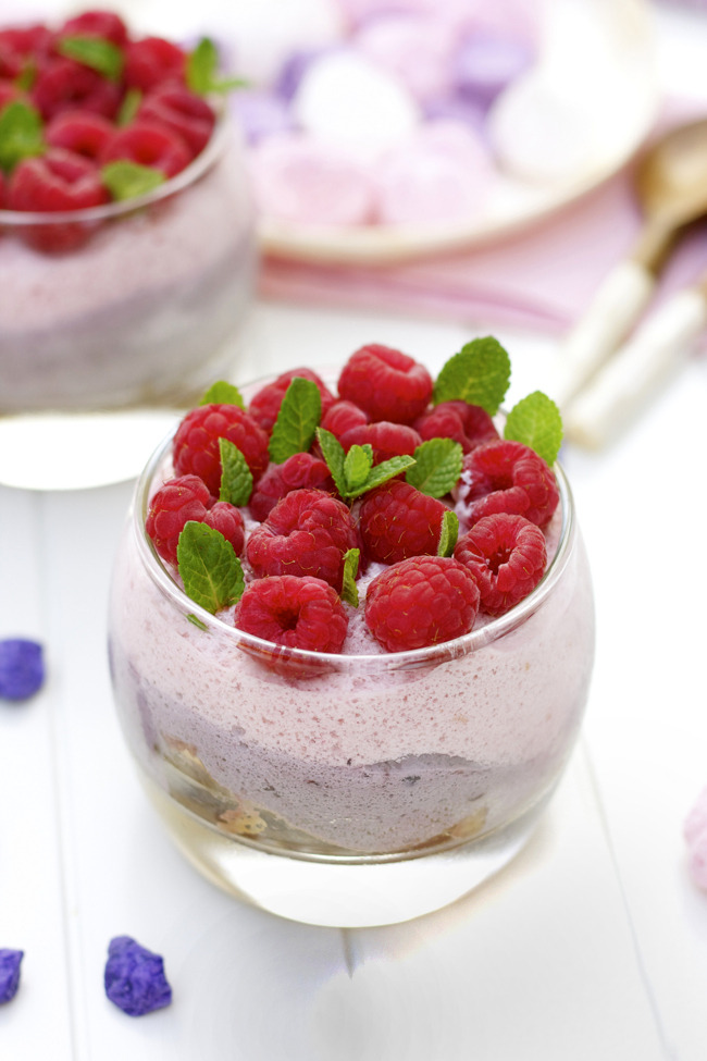 Raspberry & Blueberry Mousse ( R E C I P E )