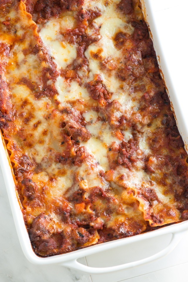 Recipe: Cheese, Sausage & Beef Lasagna