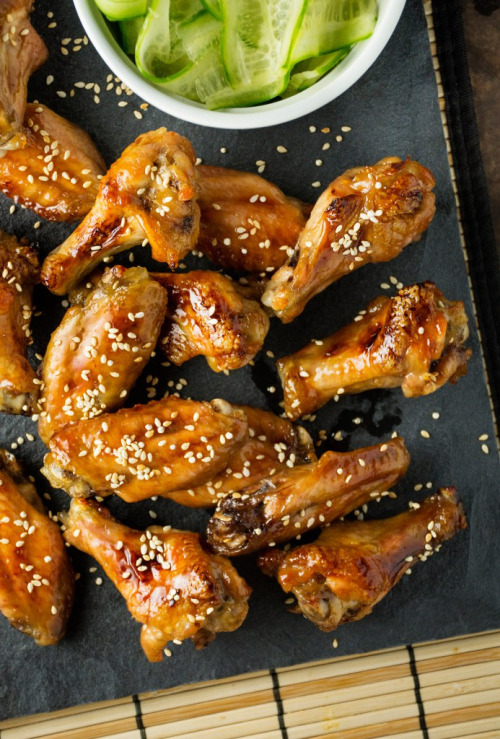 Sweet & Sticky Japanese Chicken Wings http